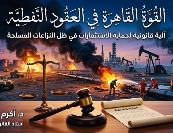 القوة القاهرة في العقود النفطية الية قانونية لحماية الاستثمارات في ظل النزاعات المسلحة